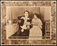 4g0390 PUTTING IT OVER 1/2sh 1919 Bryant Washburn serves Shirley Mason piece of wedding cake, rare!