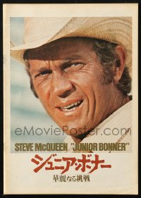 4g0900 JUNIOR BONNER Japanese program 1972 rodeo cowboy Steve McQueen, Sam Peckinpah, different!