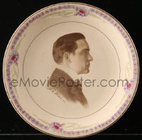 4g0256 EARLE WILLIAMS Star Players collector plate 1920s great portrait of the silent actor!