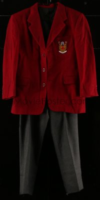 4g0308 EMPEROR'S CLUB costume 2002 cool set of pants and red jacket used in the making of the movie!