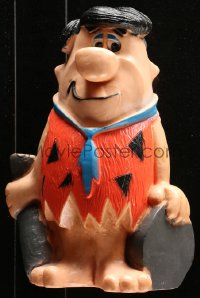 4g0236 FLINTSTONES coin bank 1971 Homecraft Products, Fred Flinstone, save your money in style!