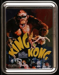 4g0455 KING KONG collector's edition 7x8 DVD tin 2005 art from original 1933 one-sheet & three-sheet!