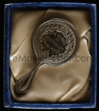 4g0456 PEACOCK ALLEY promo mirror 1922 engraved with Mae Murray's name, includes elaborate box!