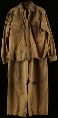 4g0321 PEARL HARBOR costume 2001 great WWII U.S. Army Air Corp khaki uniform used in the movie!