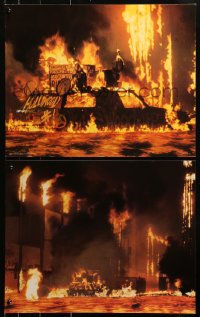 4g0410 VOLCANO 2 color 16x20 stills 1997 Tommy Lee Jones, great fiery disaster images!