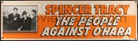 4g0209 PEOPLE AGAINST O'HARA paper banner 1951 Spencer Tracy, John Sturges film noir!