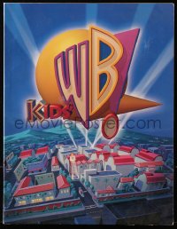 4g1045 KIDS' WB presskit 1995 cartoon art of the studio lot, includes 19 supplements but NO stills!