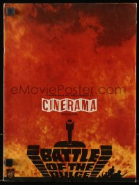 4g1168 BATTLE OF THE BULGE Cinerama English souvenir program book 1966 Henry Fonda, Robert Shaw, WWII