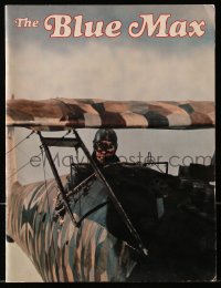 4g1252 BLUE MAX souvenir program book 1966 WWI fighter pilot George Peppard, James Mason, Andress!