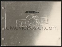 4g1265 CON AIR foil souvenir program book 1997 Nicholas Cage, John Cusack, cool faux metal covers!
