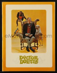 4g1266 DOCTOR DOLITTLE souvenir program book 1967 Rex Harrison speaks with animals, Richard Fleischer