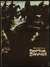 4g1267 DOCTOR ZHIVAGO 36pg souvenir program book 1965 Omar Sharif, Julie Christie, David Lean