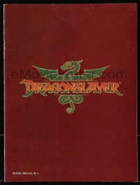 4g1268 DRAGONSLAYER souvenir program book 1981 Peter MacNicol, Disney sword & sorcery fantasy movie!
