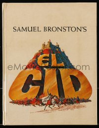 4g1271 EL CID 40pg hardcover souvenir program book 1961 Anthony Mann, Charlton Heston & Sophia Loren