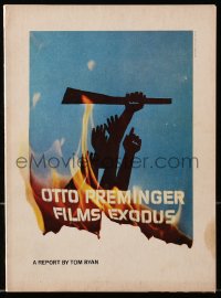 4g1273 EXODUS souvenir program book 1961 Otto Preminger, classic cover art by Saul Bass!