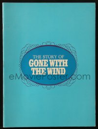 4g1289 GONE WITH THE WIND souvenir program book R1967 the story behind the most classic movie!