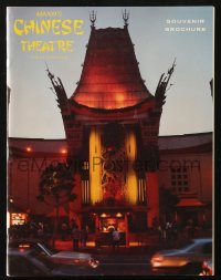 4g1294 GRAUMAN'S CHINESE THEATRE souvenir program book 1992 when it was called Mann's Chinese Theatre