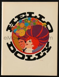 4g1302 HELLO DOLLY souvenir program book 1970 Barbra Streisand & Walter Matthau, Amsel cover art!