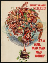 4g1187 IT'S A MAD, MAD, MAD, MAD WORLD Cinerama English souvenir program book 1964 Jack Davis art!