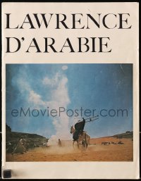 4g1226 LAWRENCE OF ARABIA French souvenir program book 1963 David Lean classic, Peter O'Toole!