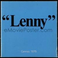 4g1227 LENNY French souvenir program book 1975 Dustin Hoffman as comedian Lenny Bruce, Bob Fosse!