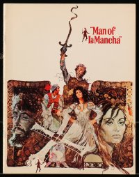 4g1331 MAN OF LA MANCHA souvenir program book 1972 Peter O'Toole, Sophia Loren, Ted CoConis art!