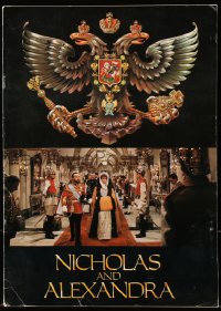 4g1195 NICHOLAS & ALEXANDRA English souvenir program book 1971 Czars & end of Russian aristocracy!