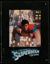 4g1390 SUPERMAN souvenir program book 1978 comic book hero Christopher Reeve, Gene Hackman, Brando