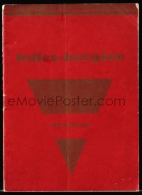 4g1221 FOLIES BERGERE stage show French souvenir program book 1927 filled with great art & photos!