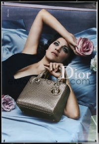 4g0166 CHRISTIAN DIOR DS 47x69 French advertising poster 2010s perfume ad featuring Marion Cotillard!