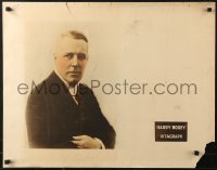 4g0361 HARRY T. MOREY personality poster 1920s great smiling portrait in suit & tie, ultra-rare!