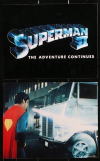 4g0402 SUPERMAN II 15 color English from 8x10 to 20x30 stills 1981 Christopher Reeve, Stamp, Kidder!