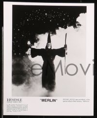 4g1036 HEMDALE HOME VIDEO presskit w/ 9 stills 1994 Merlin, Mickey Rourke in Francesco & more!
