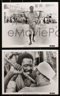 4g1102 SHAFT IN AFRICA presskit w/ 8 stills 1973 Brother Man Richard Roundtree, Vonetta McGee