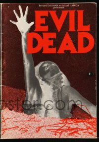 4g1215 EVIL DEAD French souvenir program book 1983 Sam Raimi cult classic, Bruce Campbell, different!