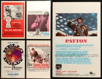 4h0421 LOT OF 13 WINDOW CARDS 1960s-1970s great images from a variety of different movies!