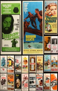4h0589 LOT OF 27 UNFOLDED INSERTS 1960s great images from a variety of different movies!