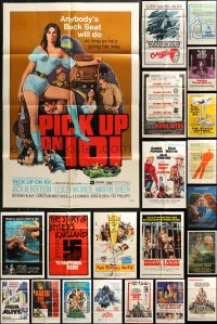 4h0086 LOT OF 32 FOLDED ONE-SHEETS 1960s-1970s great images from a variety of different movies!