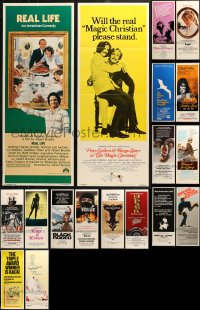 4h0598 LOT OF 21 MOSTLY UNFOLDED 1970S INSERTS 1970s great images from a variety of movies!