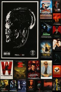 4h0436 LOT OF 129 UNFOLDED MINI POSTERS 1990 - 2015 great images from a variety of different movies!