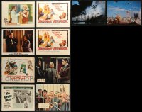 4h0242 LOT OF 10 LOBBY CARDS 1950s-2000s great scenes from a variety of different movies!