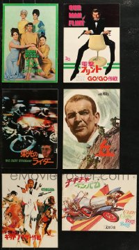 4h0147 LOT OF 6 JAPANESE PROGRAMS 1960s-1970s great images from a variety of different movies!