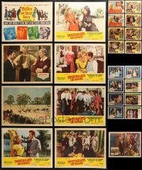 4h0220 LOT OF 41 LOBBY CARDS 1950s incomplete sets from a variety of different movies!