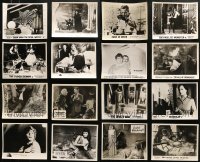 4h0448 LOT OF 16 HORROR/SCI-FI ENGLISH FRONT OF HOUSE LOBBY CARDS 1950s-1970s great movie images!