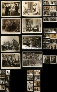 4h0500 LOT OF 50 ENGLISH AND U.S. 8X10 STILLS 1930s-1960s a variety of great movie images!