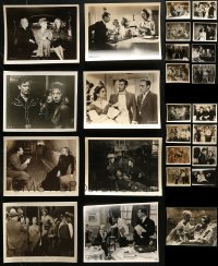 4h0512 LOT OF 40 ENGLISH AND U.S. 8X10 STILLS 1930s-1950s a variety of great movie images!