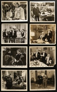 4h0537 LOT OF 15 1930S 8X10 STILLS 1930s great scenes from a variety of different movies!