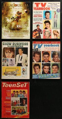 4h0976 LOT OF 5 MOVIE MAGAZINES 1950s-1990s filled with great images & information!