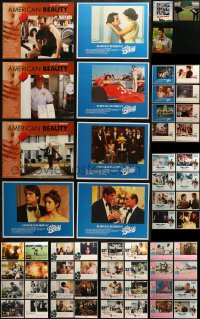 4h0198 LOT OF 75 LOBBY CARDS 1960s-1990s incomplete sets from a variety of different movies!