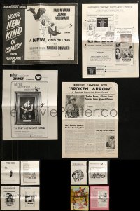 4h1007 LOT OF 20 UNCUT PRESSBOOKS 1950s-1970s advertising for a variety of different movies!